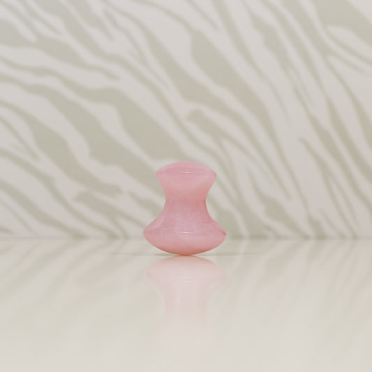 Magic Mushroom Rose Quartz Gua Sha