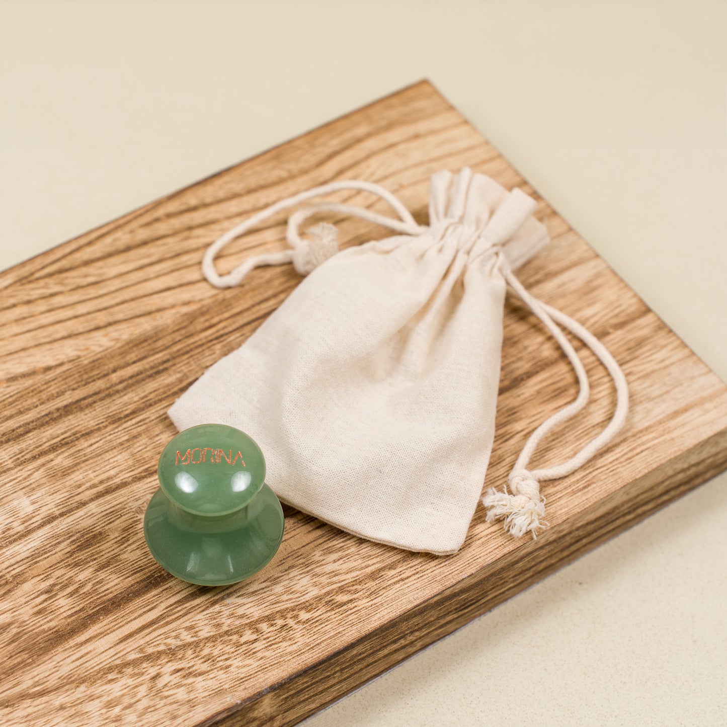 Magic Mushroom Green Aventurine Gua Sha